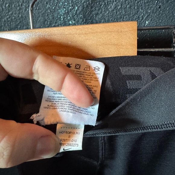 Men’s Nike Pro Black Compression Athletic Running Leggings - Picture 4 of 4